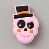 Halloween Skull Food Grade Eco-Friendly Silicone Beads LS-SIL-SZC0003-09A-1