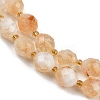 Natural Citrine(Heated) Beads Strands G-N342-149I-22-4