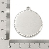 Non-Tarnish 304 Stainless Steel Pendants Cabochon Settings STAS-A099-04P-3