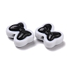 Two-tone Acrylic Beads OACR-U003-04-2