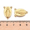 Ion Plating(IP) 201 Stainless Steel Rosary Center Connector Charms STAS-T064-46G-3