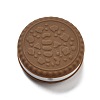Cookie Food Grade Eco-Friendly Silicone Focal Beads SIL-C007-03C-1