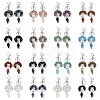 Natural & Synthetic Gemstone Keychain KEYC-K022-01P-1