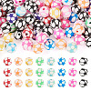 100Pcs Sports Theme Handmade Polymer Clay Beads CLAY-TA0002-16-2