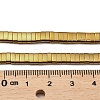 Electroplated Non-magnetic Synthetic Hematite Beads Strands G-G089-A02-04-4