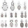 80Pcs 8 Styles Tibetan Style Alloy Charms TIBEP-SC0003-25-7