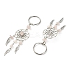 Natural Chip Rose Quartz Keychain KEYC-YW0001-01-2