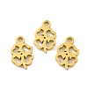 Ion Plating(IP) 304 Stainless Steel Charms STAS-D051-55G-2