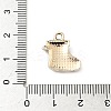 Christmas Themes Alloy Rhinestone Pendants PALLOY-P313-02A-G-3
