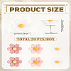 20Pcs Flower Resin Drawing Pins AJEW-WH00670-153-2