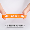 35Pcs 5 Colors Silicone Cord Bracelet Wristband BJEW-GF0001-31C-5