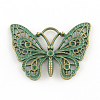 Butterfly Zinc Alloy Pendants PALLOY-R065-069-FF-1