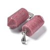 Natural Rhodonite Pointed Pendants G-E596-02P-02-3