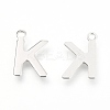 Non-Tarnish 201 Stainless Steel Charms STAS-C021-06P-K-2