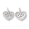 Brass Micro Pave Cubic Zirconia Pendants KK-R148-01P-1
