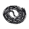 Baking Paint Transparent Glass Beads Strands DGLA-N011-6mm-10-2