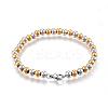 201 Stainless Steel Ball Chain Bracelets BJEW-E295-05-2