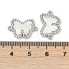 Brass Micro Pave Cubic Zirconia Pendants KK-U043-32P-01-3