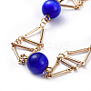 (Jewelry Parties Factory Sale)Brass Bar Link Chain Bracelets BJEW-JB04504-03-2