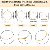 80Pcs 4 Size 316 Surgical Stainless Steel Wine Glass Charms Rings STAS-BBC0003-18-2
