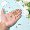 8Pcs Brass Micro Pave Cubic Zirconia Pendants FIND-BBC0004-28B-01-3