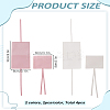 4Pcs 2 Colors Microfiber Jewelry Storage Gift Pouches ABAG-LP0001-11-2