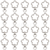 24Pcs Alloy Swivel Clasps FIND-SC0017-49B-6