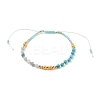 Adjustable Nylon Thread Braided Bead Bracelets BJEW-JB05593-2