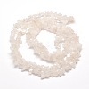 Natural Quartz Crystal Chip Beads Strands G-M205-05-2