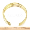 30MM 304 Stainless Steel Open Multi-Strand Choker Necklaces for Women NJEW-K297-02G-3