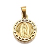304 Stainless Steel Pendants STAS-B086-10B-G-1