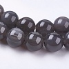 Natural Ice Obsidian Bead Strands X-G-E468-D01-3