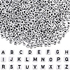 1000Pcs Opaque Acrylic Beads MACR-SC0002-43C-1