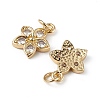 Rack Plating Brass Micro Pave Cubic Zirconia Charms KK-F848-13G-3