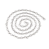 304 Stainless Steel Heart Link Chains CHS-S012-18P-2