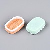 Opaque Resin Rattan Basket Display Decorations DJEW-T001-02M-2