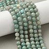 Natural Amazonite Beads Strands G-K068-03-8mm-6