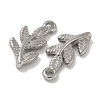 Anti-Tarnish 304 Stainless Steel Pendants STAS-Q334-08P-2