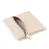 Imitation Leather Jewelry Storage Zipper Bags ABAG-G016-01B-02-3