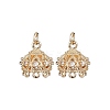 Brass Micro Pave Cubic Zirconia Multi-Strand Links KK-B133-06G-02-1