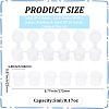 Plastic Empty Paint Pots Strips AJEW-GF0013-97-2