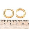 Ion Plating(IP) 304 Stainless Steel Huggie Hoop Earrings EJEW-O087-06B-5