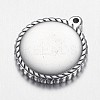 Tarnish Resistant 304 Stainless Steel Pendants STAS-E136-01-2