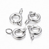Tarnish Resistant 304 Stainless Steel Smooth Surface Spring Ring Clasps LS-X-STAS-H396-B-02P-2