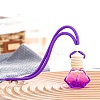 8ML Polygon Glass Perfume Bottles Air Freshener Diffuser Bottle Hanging Ornamen LS-PW-WGF8FD9-02-1