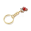 7Pcs Alloy Enamel Keychains KEYC-JKC01384-6