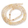 Natural Gold Rutilated Quartz Beads Strands G-G161-A17-05-3