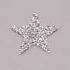 Star Glitter Hotfix Rhinestone DIY-WH0301-92A-02-2