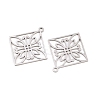 Buddhist 304 Stainless Steel Pendants STAS-E521-06C-P-2
