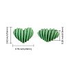 40Pcs 8 Colors Resin Cabochons RESI-CJ0001-193-2